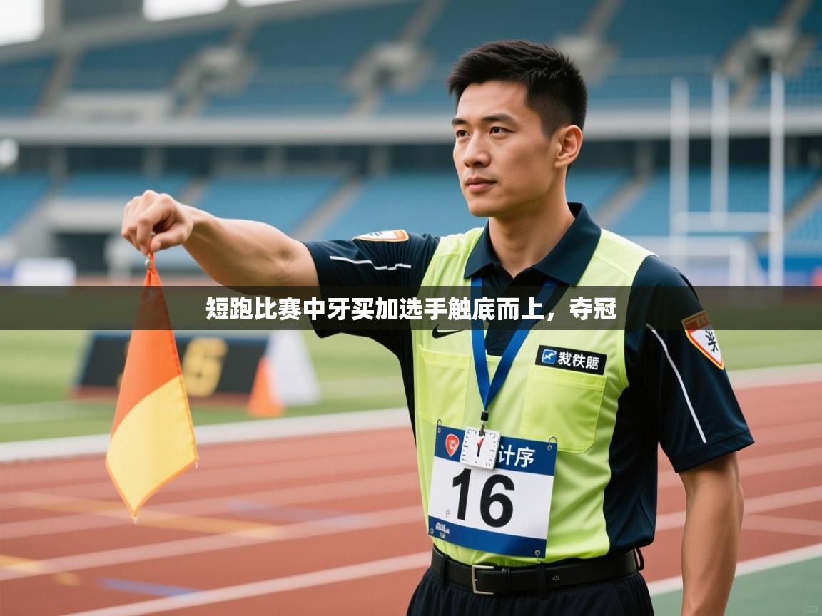 短跑比赛中牙买加选手触底而上，夺冠  第1张